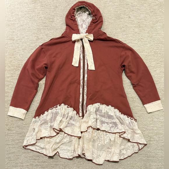 NWT Free People x We The Free Flower Child Hooded Cardi - $248 - Picture 7 of 16